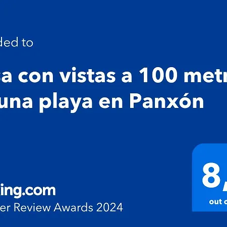 Casa Con Vistas A 100 Metros De Playa En Panxon Nigran